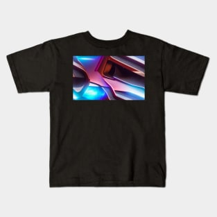 Seamless Holographic Texture XII Kids T-Shirt